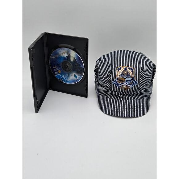 Polar Express Dvd & Kids Polar Express Conductor Hat Bundle - Picture 4 of 9